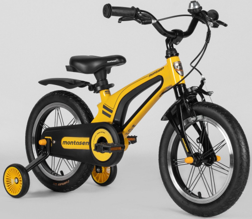 Детский велосипед Montasen M-F800-14YL (2026) желтый