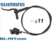 Тормоз Shimano MT200 BL(лев)/BR(перед) дисковый гидравлический 800 мм (чёрный) от магазина ВелоПланета