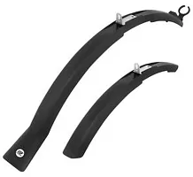 Брызговики Force, комплект, 24-26", длинный захват, черный от магазина ВелоПланета