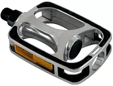 Педали Longus COMFORT Al (прорезинен., cеребристые, насыпн. подшипн.) от магазина ВелоПланета