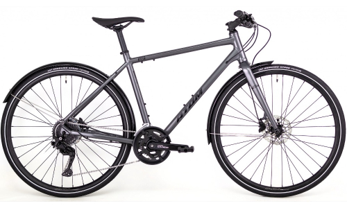 Велосипед ATOM Symbiotic Speed 700c  (2024) SilkDarkSilver