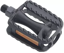 Педали Longus детские (пластик, резьба 1/2", насыпн. подшипн., черные) от магазина ВелоПланета