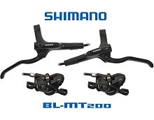 Комплект тормозов гидравлических SHIMANO MT200 передние и задние тормоза. Полный комплект для установки. от магазина ВелоПланета