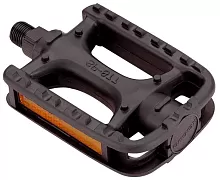 Педали Longus MTB (пластик, насыпн. подш., черные) от магазина ВелоПланета