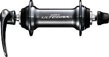 Втулка передняя Shimano Ultegra HB-6800, антрацит, QR 133мм, 32 отв. от магазина ВелоПланета