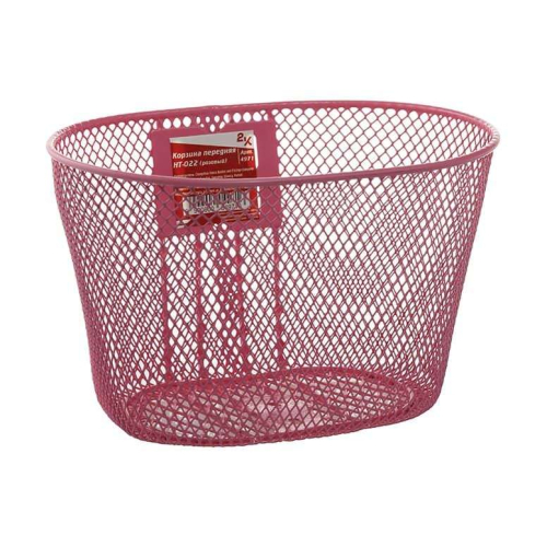 Корзина передняя HT-022 (розовая) от магазина ВелоПланета