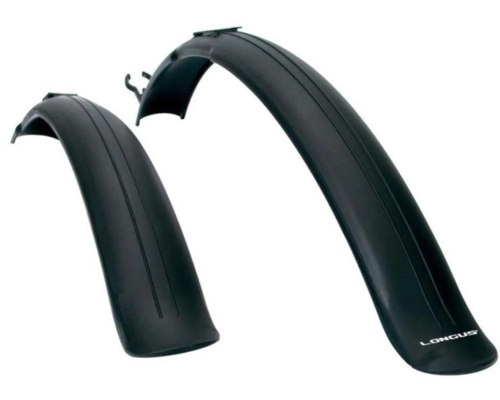 Щитки для велосипеда Longus 24-26", черные от магазина ВелоПланета