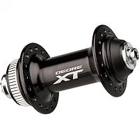 Втулка передняя Shimano XT, M8000, 36 отв, Center Lock, QR:133мм, old:135мм, черный от магазина ВелоПланета