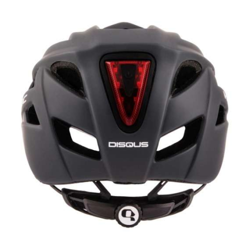 Картинка Шлем HQBC DISQUS SAFE (антрацитовый матовый) встр. свет от магазина ВелоПланета