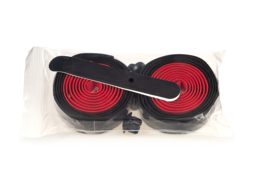 Обмотка руля велосипеда, HL-GR28-18BKRD черно-красная от магазина ВелоПланета