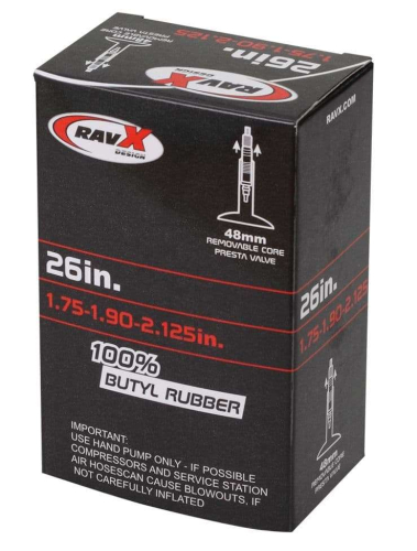 Велокамера RavX 26 PV 48 мм от магазина ВелоПланета