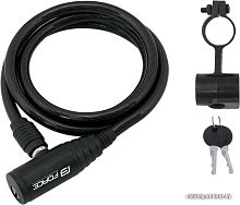 Велозамок Force ECO на ключ с держателем 8/1200, черный от магазина ВелоПланета