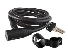 Велозамок на ключ Longus 3550002 10/1800 (черный) от магазина ВелоПланета