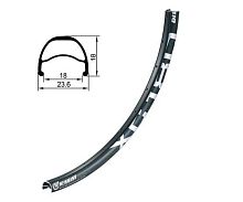 Обод двустеночный 27.5 дюймов WEINMANN XC-180 32H (чёрный) Disk от магазина ВелоПланета